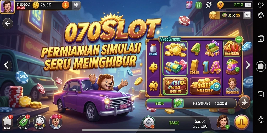 Tampilan gameplay 070SLOT dengan efek visual yang menakjubkan.