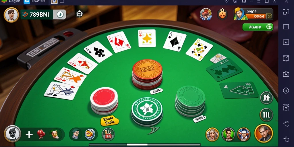 Gameplay seru dalam permainan Gaple 789BNI.