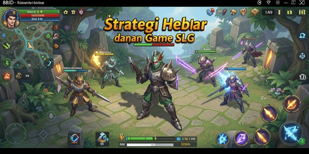 Screenshot gameplay 88ID menunjukkan strategi dan taktik unik dalam game SLG.