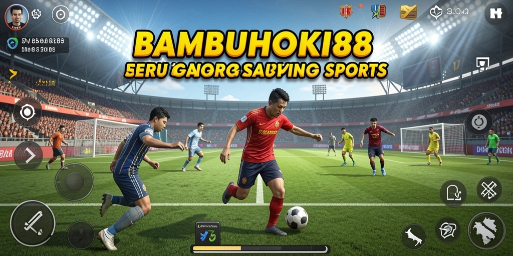 Tampilan menarik dari gameplay BAMBUHOKI88 yang menggambarkan aksi olahraga.