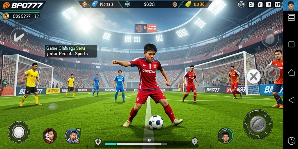 Gameplay seru dan menarik dalam aplikasi olahraga BPO777.