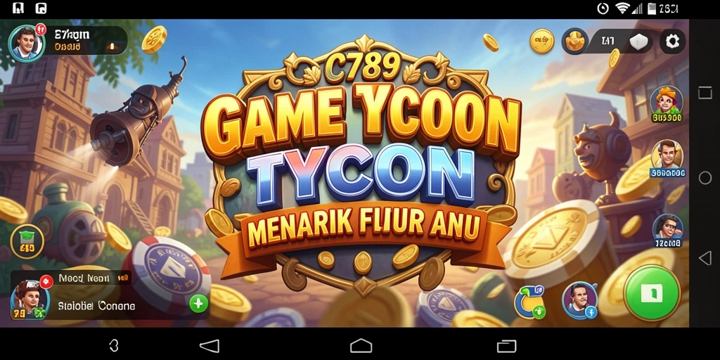 Tampilan screenshot C789 menampilkan gameplay Tycoon yang seru.