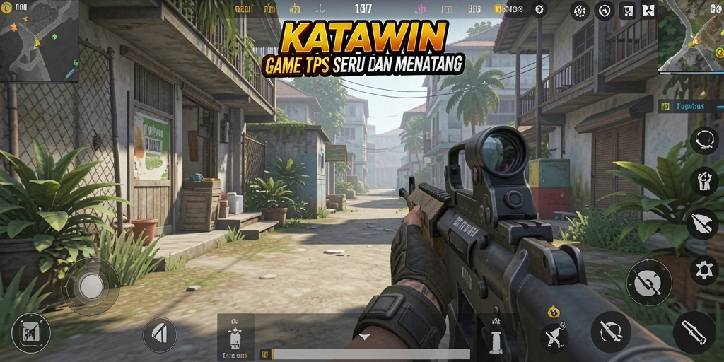 Tampilan gameplay seru dan menantang dari KATAWIN.