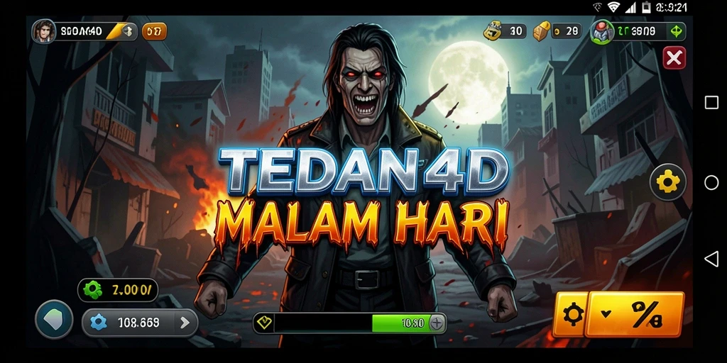 Screenshot gameplay MEDAN4D yang menunjukkan suasana seram dan menegangkan.