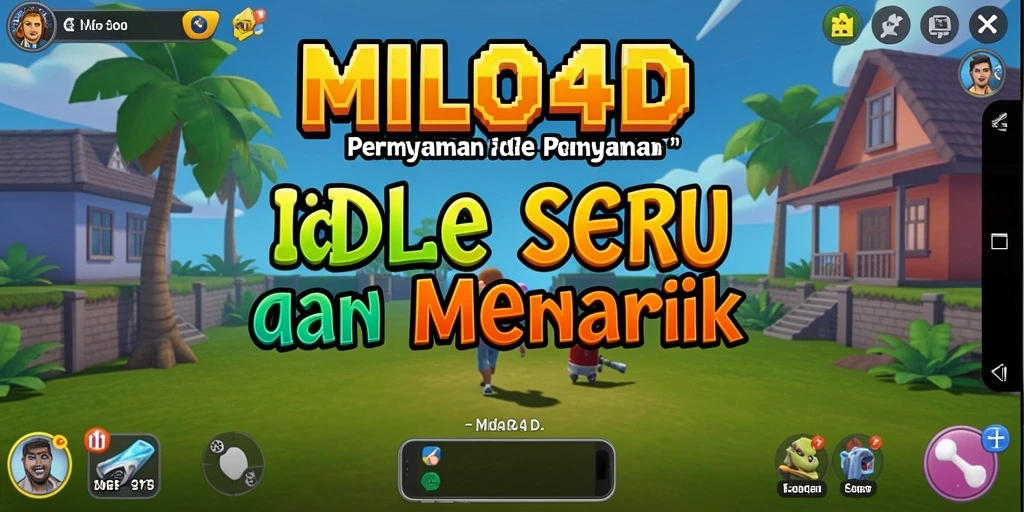Tampilan gameplay menarik dari permainan Idle MILO4D.