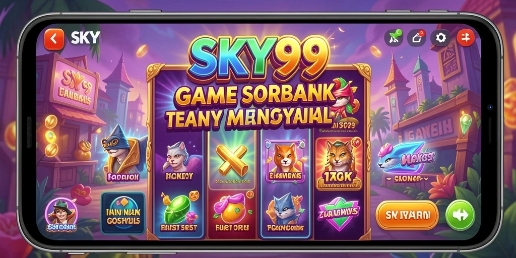 Tampilan menarik dari gameplay Slot dalam SKY99.