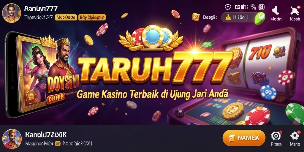Screenshot TARUH777 menunjukkan gameplay kasino yang mengasyikkan.